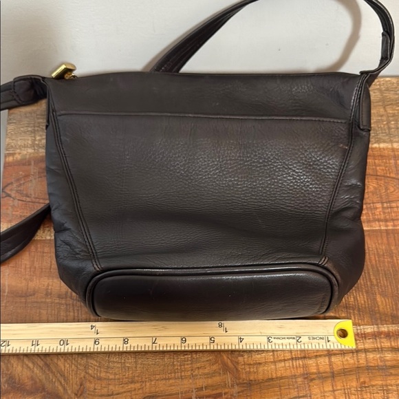 Jacqueline Ferrar Buttery Smooth Brown Leather Shoulder Bag - Picture 11 of 12